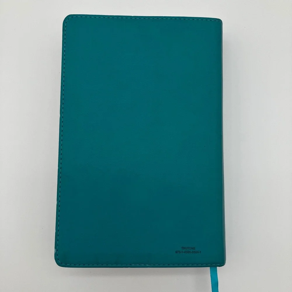 Crossway Student Study Bible ESV 8.5x5.5 Teal TruTone Leather Cover